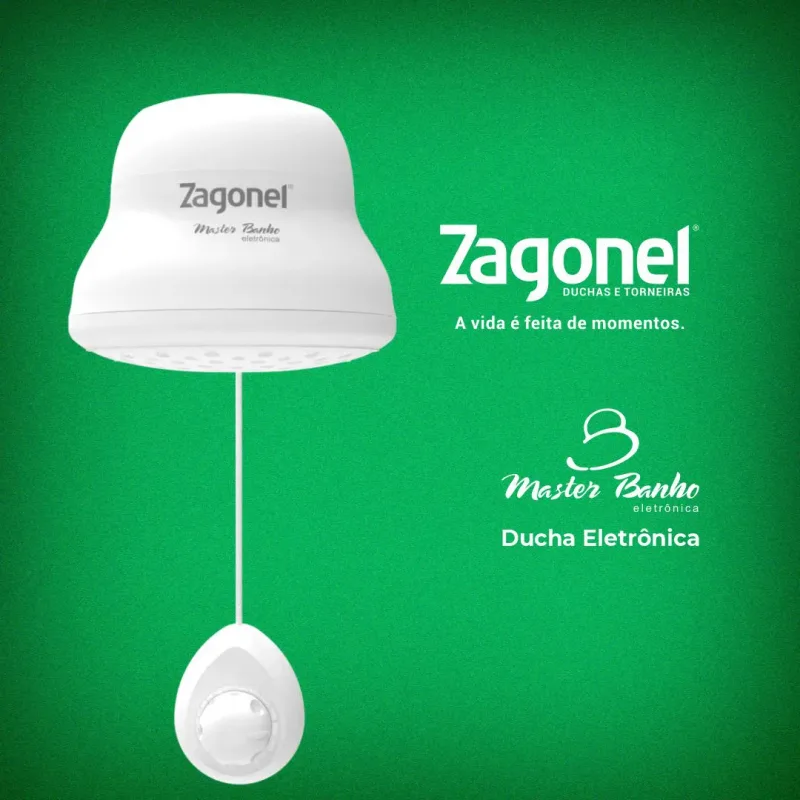 Chuveiro Ducha Eletronica Master Banho 127V 5500W - Zagonel