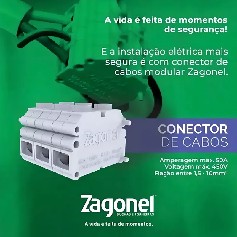Conector Para Chuveiro - Zagonel