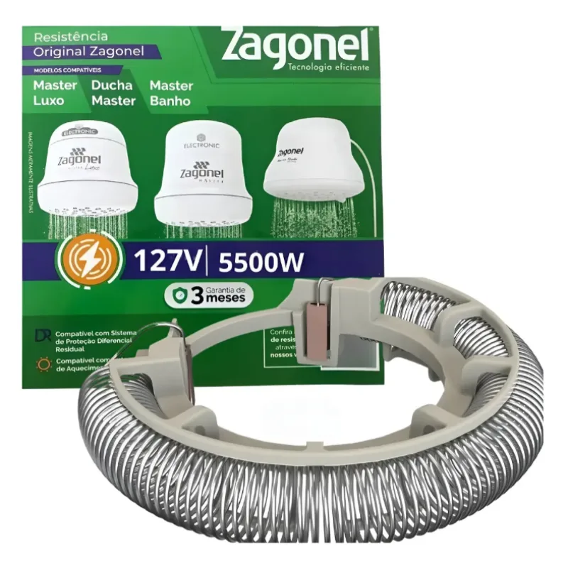 Resistência Ducha Elet 127V 5500W - Zagonel — Eletrônicos