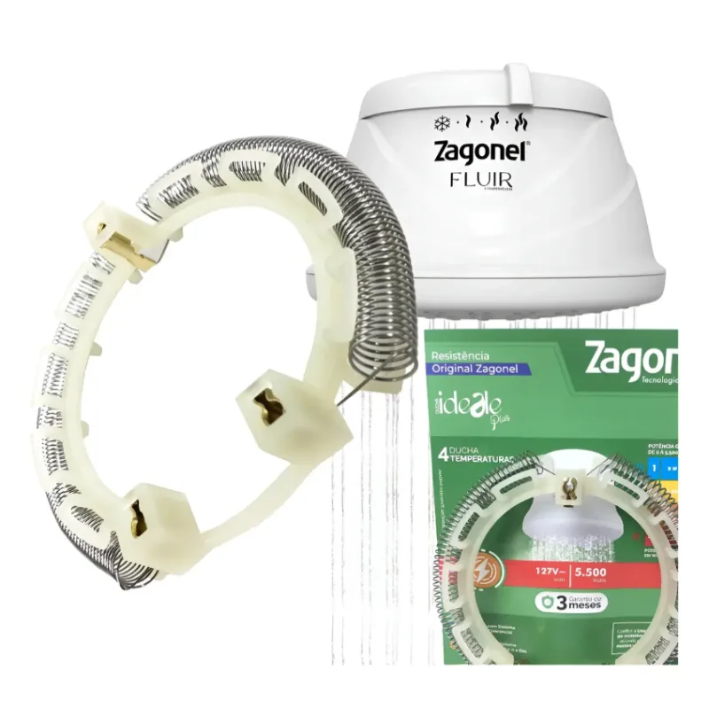 Resistência Ducha Fit 127V 5500W - Zagonel — Eletrônicos