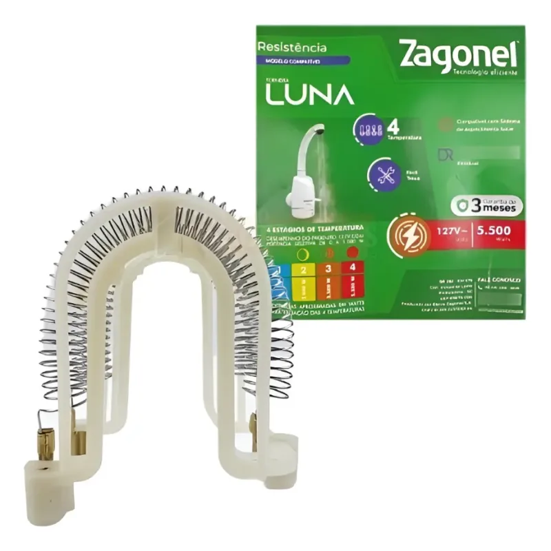 Resistência Torneira Luna 127V - Zagonel — Eletrônicos